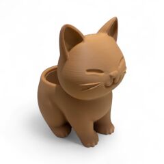 Sevimli Minik Kedi Saksı