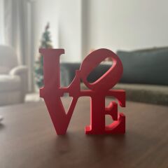 Dekoratif LOVE Yazı