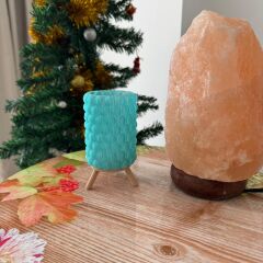 Desenli Ayaklı Masa Lambası