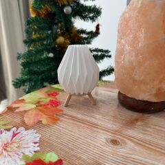 Desenli Ayaklı Masa Lambası